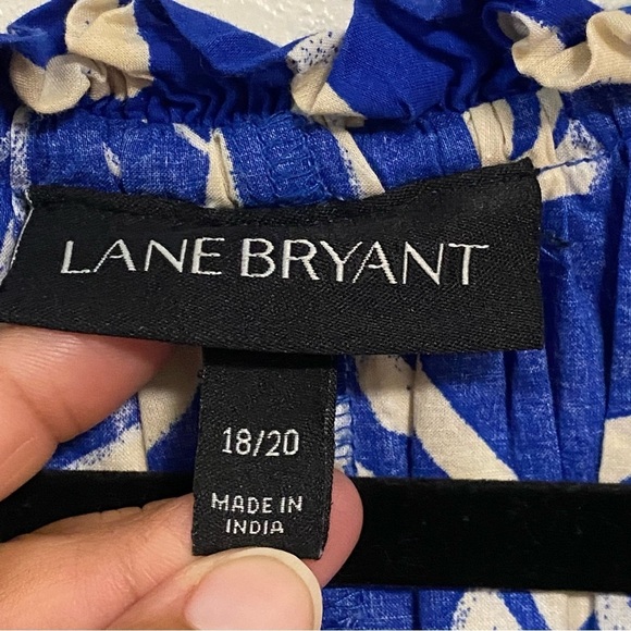 Lane Bryant Maxi Dress Blue White Size 18/20 - Picture 6 of 10